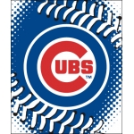 Chicago Cubs MLB "Tie Dye" 60" x 80" Super Plush Throw