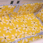 Bee Daisy Crib Bed-In-A-Bag