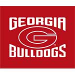 Univ of Georgia Bulldogs Classic Collection Blanket / Throw
