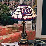 New York Giants NFL Stained Glass Table Lamp
