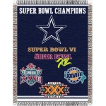 Dallas Cowboys NFL "Commemorative" 48" x 60" Tapestry Throw