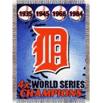 Detroit Tigers MLB "Commemorative" 48" x 60" Tapestry Throw