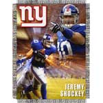 Jeremy Shockey 48" x 60" Woven Tapestry Throw