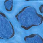 Jungle Jive Tailored Bed Skirt - Blue Spot