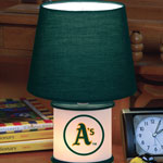 Oakland Athletics MLB Accent Table Lamp