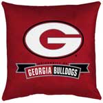 Georgia Bulldogs Locker Room Toss Pillow