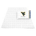West Virginia Mountaineers 100% Cotton T-Shirt Jersey Knit Sheet Set