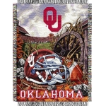 Oklahoma Sooners NCAA College "Home Field Advantage" 48"x 60" Tapestry Throw