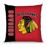 Chicago Blackhawks 27" Vertical Stitch Pillow