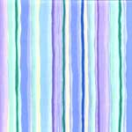 Dust Ruffle - Posies Blue Stripe