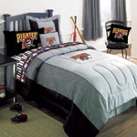 Pittsburgh Pirates MLB Authentic Team Jersey Bedding Twin Size Comforter / Sheet Set