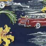 California Dreamin Fabric by the Yard - Woodies 