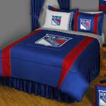 New York Rangers Side Lines Comforter / Sheet Set