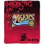 Philadelphia 76ers NBA Micro Raschel Blanket 50" x 60"