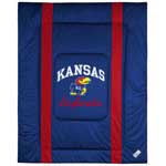 Kansas Jayhawks Side Lines Comforter