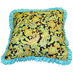 14" Square Toss Pillow with Ruffle