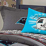 Carolina Panthers NFL Team Denim Pillow Sham