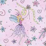 Glitter Fairy Fabric by the Yard - Glitter Fairy
