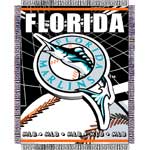 Florida Marlins 48" x 60" Woven Jacquard Throw