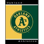 Oakland Athletics 60" x 80" All-Star Collection Blanket / Throw