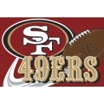San Francisco 49ers NFL 20" x 30" Tufted Rug