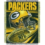 Green Bay Packers NFL "Spiral" 48" x 60" Triple Woven Jacquard Throw