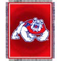 Fresno State Bulldogs "Focus" 48" x 60" Woven Jacquard Throw