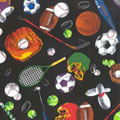 High Five Fabric by the Yard - Sports 