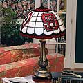 North Carolina State Wolfpack NCAA Stained Glass Table Lamp