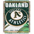 Oakland Athletics MLB 48"x 60" Triple Woven Jacquard Throw