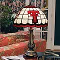 Texas Tech Red Raiders NCAA Stained Glass Table Lamp