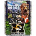 Missouri Tigers "Home Field" 48" x 60" Woven Tapestry Throw