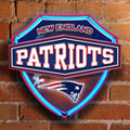 New England Patriots NFL Neon Shield Wall Lamp
