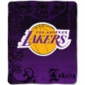 Los Angeles Lakers NBA Micro Raschel Blanket 50" x 60"