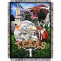 Texas Longhorns "Home Field" 48" x 60" Woven Tapestry Throw