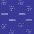 Kansas State Wildcats Fitted Crib Sheet - Purple