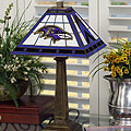 Baltimore Ravens NFL Mission Style Stained Glass Lamp
