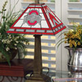Ohio State Buckeyes NCAA Mission Style Stained Glass Lamp