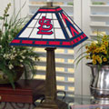 St. Louis Cardinals MLB Stained Glass Mission Style Table Lamp