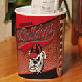 Georgia UGA Bulldogs NCAA College Office Waste Basket