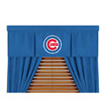 MLB Microsuede Light Blue Window Drapes