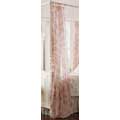 Isabella Pink Sheer Curtain Panels - Toile