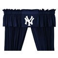New York Yankees MLB Jersey Mesh Sidelines Window Valance