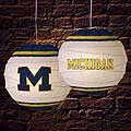 Michigan Wolverines NCAA Rice Paper Lamp