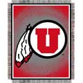 Utah Utes "Focus" 48" x 60" Woven Jacquard Throw