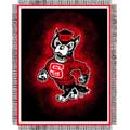 North Carolina State Wolfpack "Focus" 48" x 60" Woven Jacquard Throw