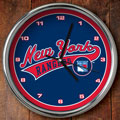 New York Rangers NHL 12" Chrome Wall Clock