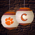 Clemson Tigers NCAA College 18" Rice Paper Lamp