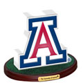Arizona Wildcats NCAA College Logo Figurine