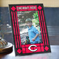 Cincinnati Reds MLB 9" x 6.5" Vertical Art-Glass Frame